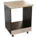 Corp pentru cuptor incorporabil cu sertar Zebra, Wenge/Cappuccino , cu blat artar, 60 x 85 x 60 cm